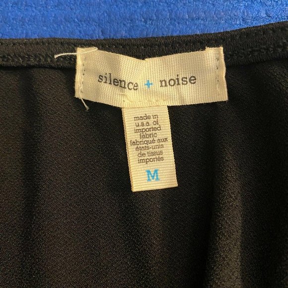 Silence + Noise Romper Black Cut Out Wrap - Picture 6 of 9